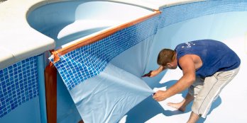 Пленка для бассейнов: характеристики, преимущества, монтаж