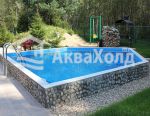Частный бассейн, Московская область, Ступинский р-н, дер. Заворыкино